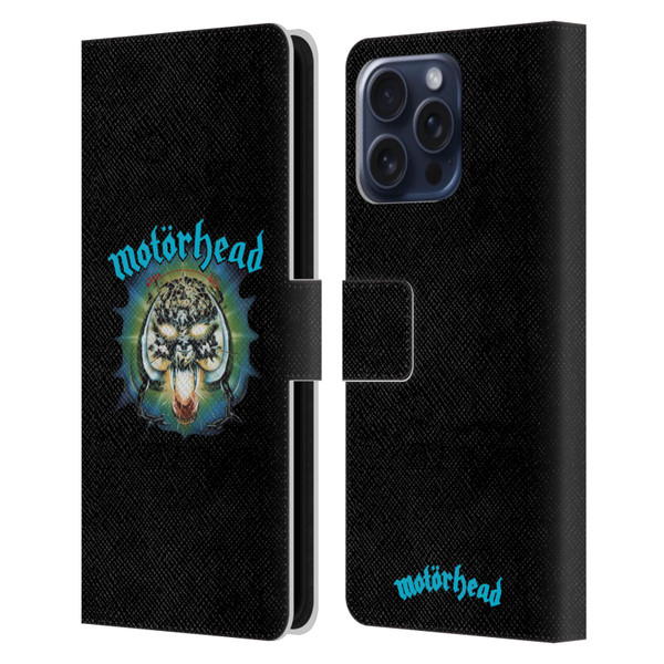 Motorhead Album Covers Overkill Leather Book Wallet Case Cover For Apple iPhone 16 Pro Max