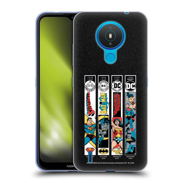 Justice League DC Comics 90th Anniversary Trinity Soft Gel Case for Nokia 1.4