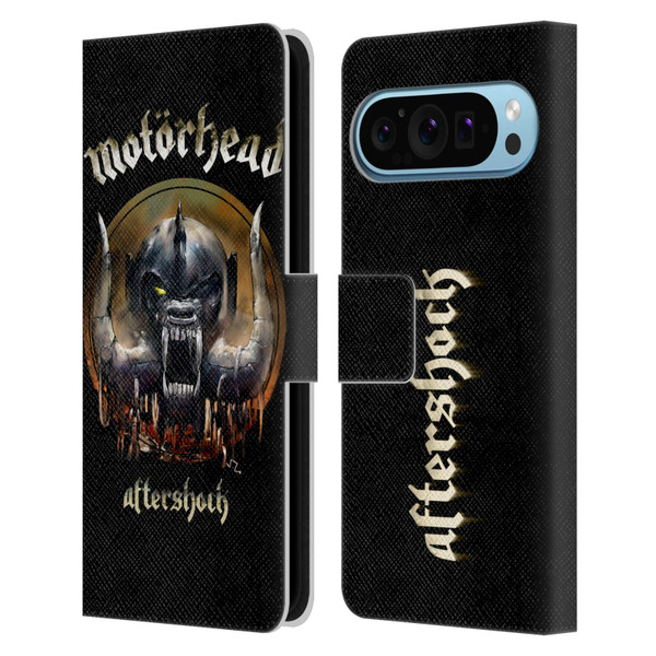 Motorhead Graphics Aftershock Leather Book Wallet Case Cover For Google Pixel 9 / Pixel 9 Pro