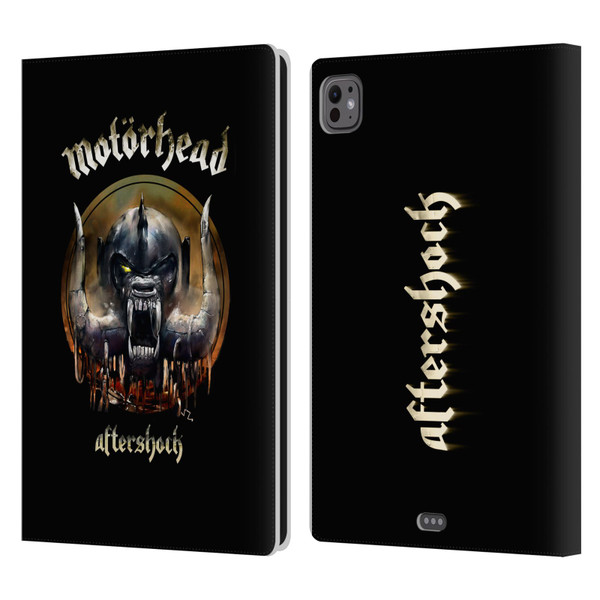 Motorhead Graphics Aftershock Leather Book Wallet Case Cover For Apple iPad Pro 11 M4 2024
