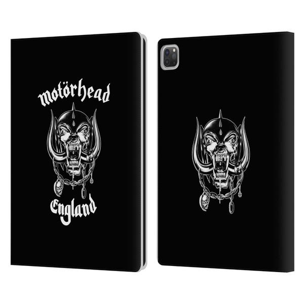 Motorhead Graphics England Leather Book Wallet Case Cover For Apple iPad Pro 13 M4 2024