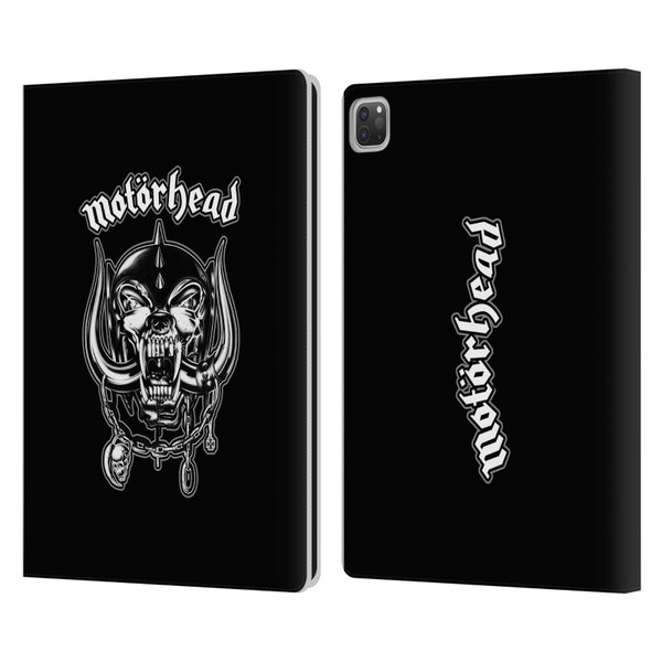 Motorhead Graphics Silver War Pig Leather Book Wallet Case Cover For Apple iPad Pro 13 M4 2024