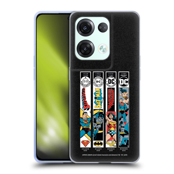 Justice League DC Comics 90th Anniversary Trinity Soft Gel Case for OPPO Reno8 Pro