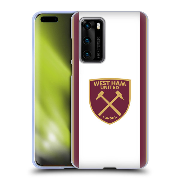 West Ham United FC 2024/25 Crest Kit Third Soft Gel Case for Huawei P40 5G
