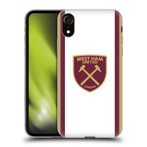 West Ham United FC 2024/25 Crest Kit Third Soft Gel Case for Apple iPhone XR