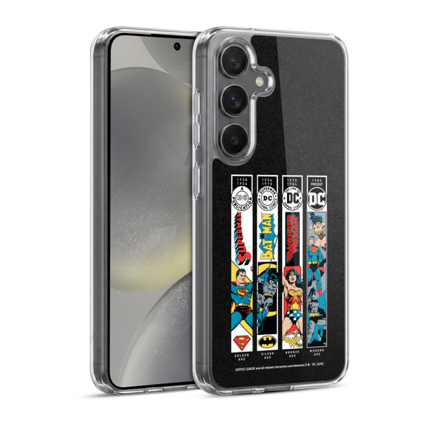 Justice League DC Comics 90th Anniversary Trinity Soft Gel Case for Samsung Galaxy S24 5G & MagSafe