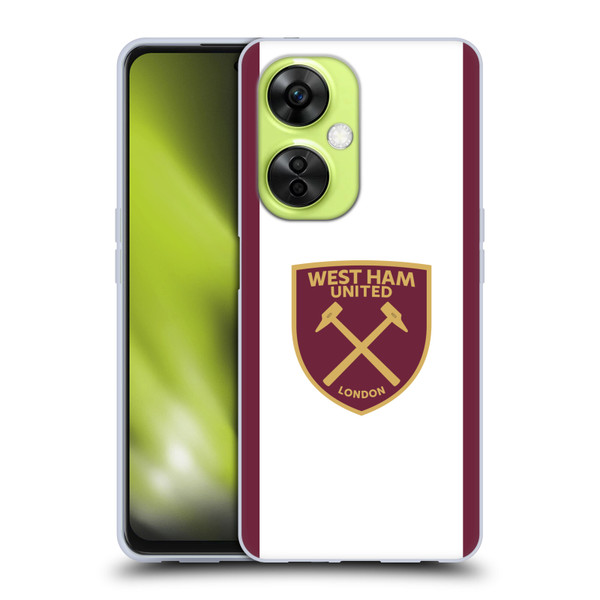 West Ham United FC 2024/25 Crest Kit Third Soft Gel Case for OnePlus Nord CE 3 Lite 5G