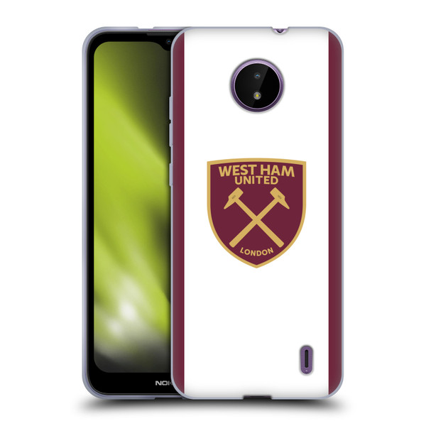 West Ham United FC 2024/25 Crest Kit Third Soft Gel Case for Nokia C10 / C20