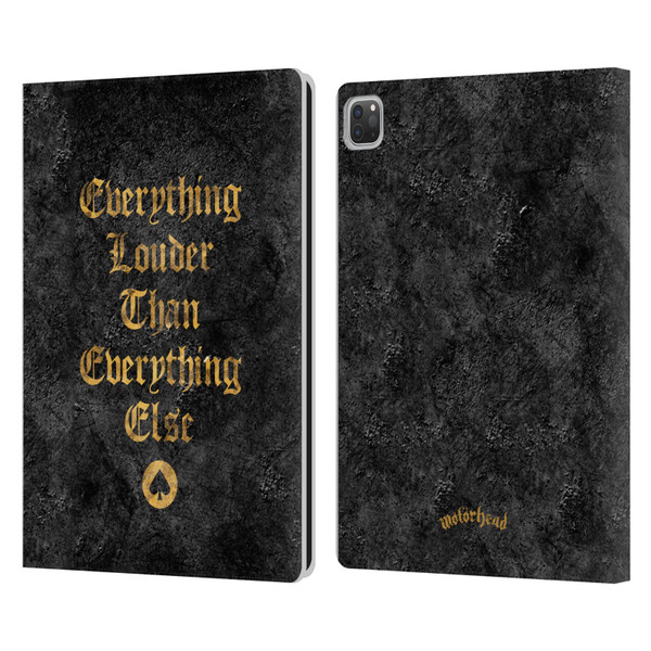 Motorhead Key Art Everything Louder Leather Book Wallet Case Cover For Apple iPad Pro 13 M4 2024