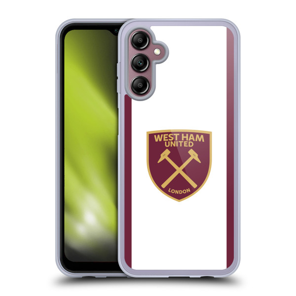 West Ham United FC 2024/25 Crest Kit Third Soft Gel Case for Samsung Galaxy A14 5G