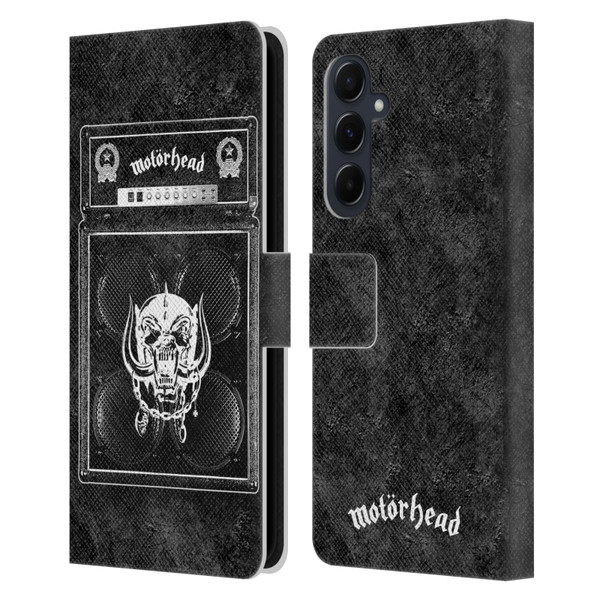 Motorhead Key Art Amp Stack Leather Book Wallet Case Cover For Samsung Galaxy A55 5G