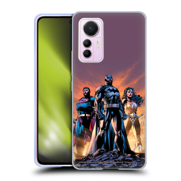 Justice League DC Comics Comic Book Covers Icons Trinity Soft Gel Case for Xiaomi 12 Lite