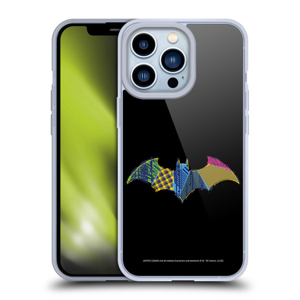 Justice League DC Comics Dark Electric Pop Icons Batman Soft Gel Case for Apple iPhone 13 Pro