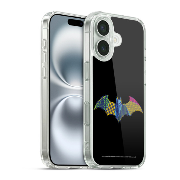 Justice League DC Comics Dark Electric Pop Icons Batman Soft Gel Case for Apple iPhone 16 & MagSafe