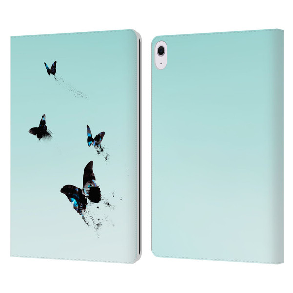 Alyn Spiller Animal Art Butterflies 2 Leather Book Wallet Case Cover For Apple iPad Air 13 2024