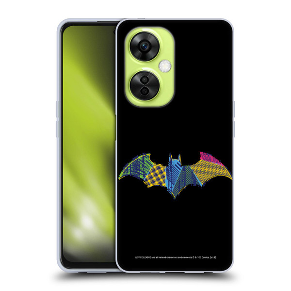 Justice League DC Comics Dark Electric Pop Icons Batman Soft Gel Case for OnePlus Nord CE 3 Lite 5G