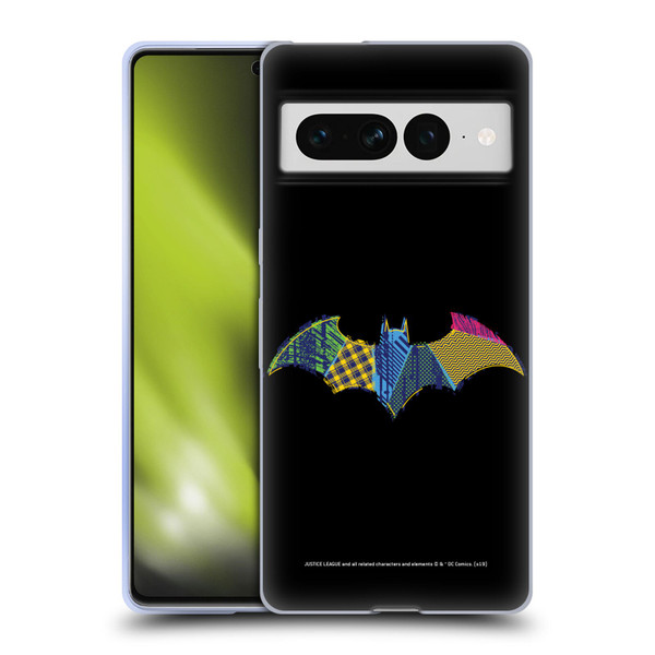 Justice League DC Comics Dark Electric Pop Icons Batman Soft Gel Case for Google Pixel 7 Pro