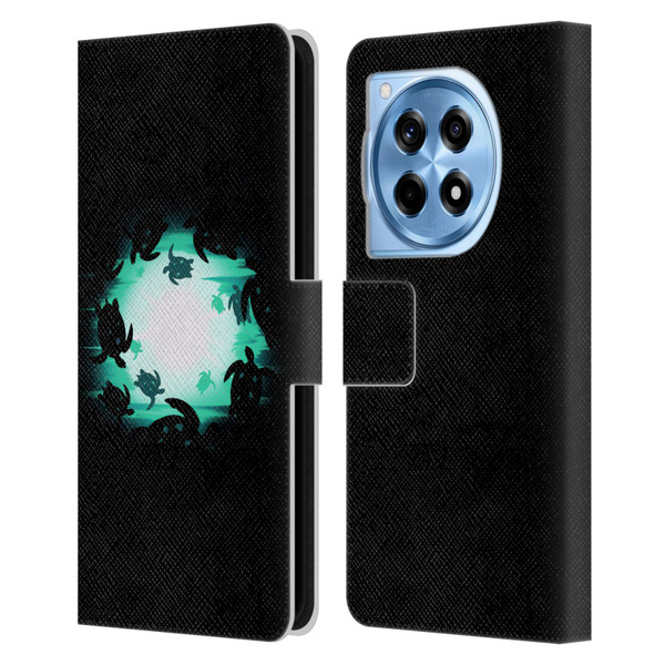 Alyn Spiller Animal Art Turtles Leather Book Wallet Case Cover For OnePlus 12R