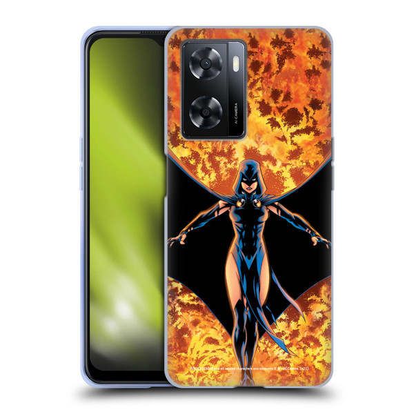 Justice League DC Comics Teen Titans Comic Art #8 Raven Soft Gel Case for OPPO A57s