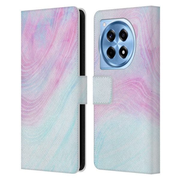 Alyn Spiller Marble Pastel Leather Book Wallet Case Cover For OnePlus 12R