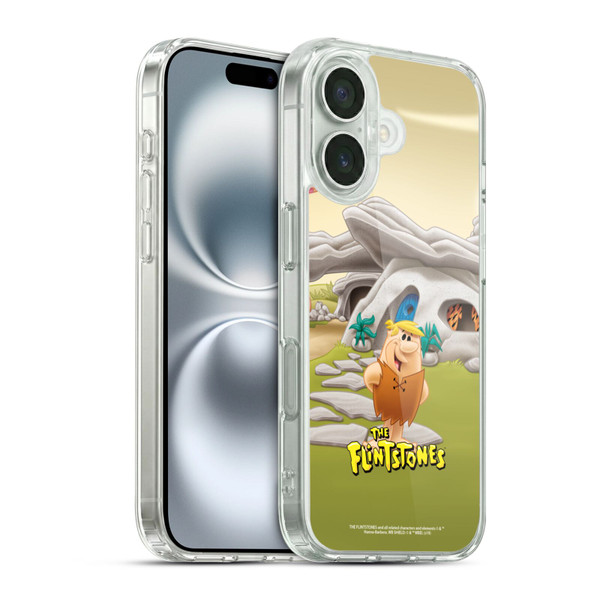 The Flintstones Characters Barney Rubble Soft Gel Case for Apple iPhone 16 & MagSafe