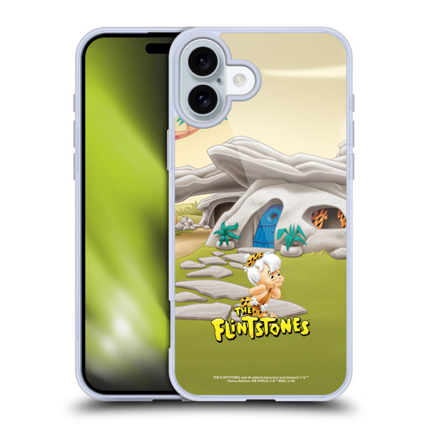 The Flintstones Characters Bambam Rubble Soft Gel Case for Apple iPhone 16 Plus