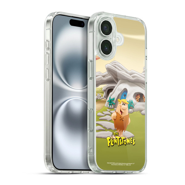 The Flintstones Characters Barney Rubble Soft Gel Case for Apple iPhone 16 Plus & MagSafe