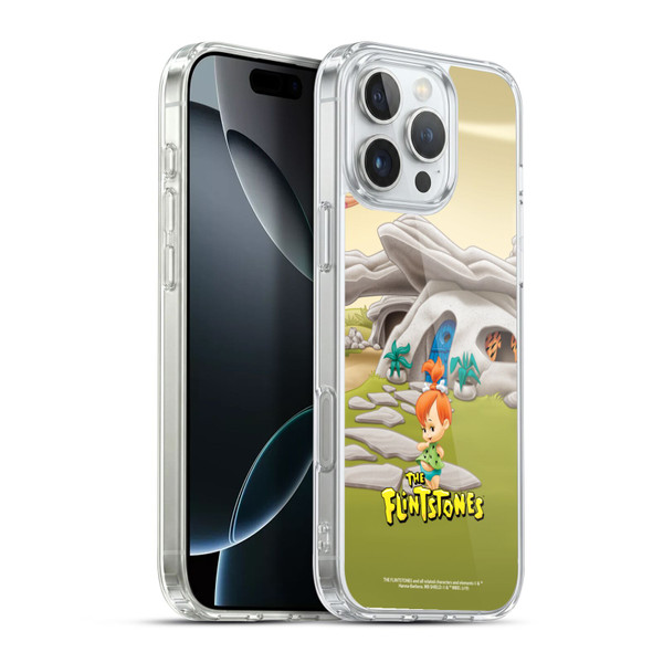 The Flintstones Characters Pebbles Flintstones Soft Gel Case for Apple iPhone 16 Pro Max & MagSafe