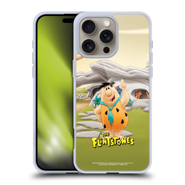 The Flintstones Characters Fred Flintstones Soft Gel Case for Apple iPhone 16 Pro Max