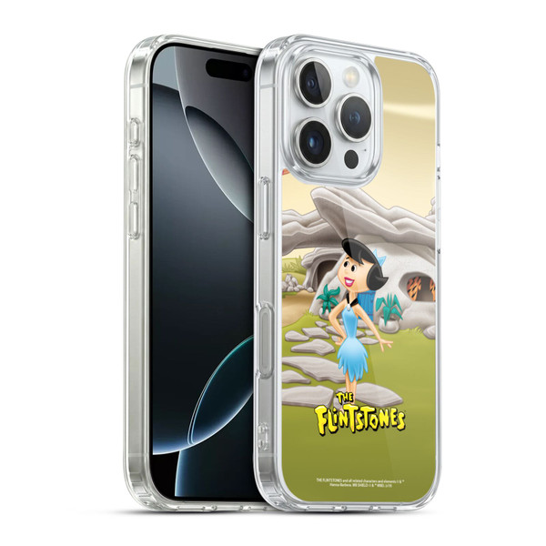 The Flintstones Characters Betty Rubble Soft Gel Case for Apple iPhone 16 Pro & MagSafe