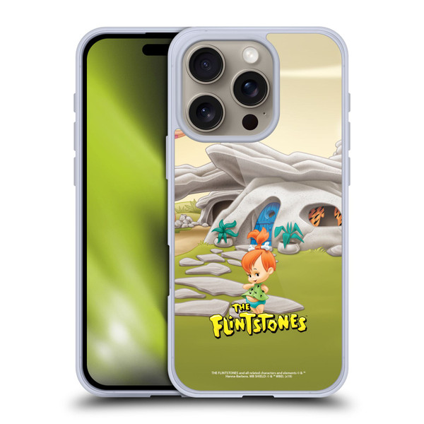 The Flintstones Characters Pebbles Flintstones Soft Gel Case for Apple iPhone 16 Pro