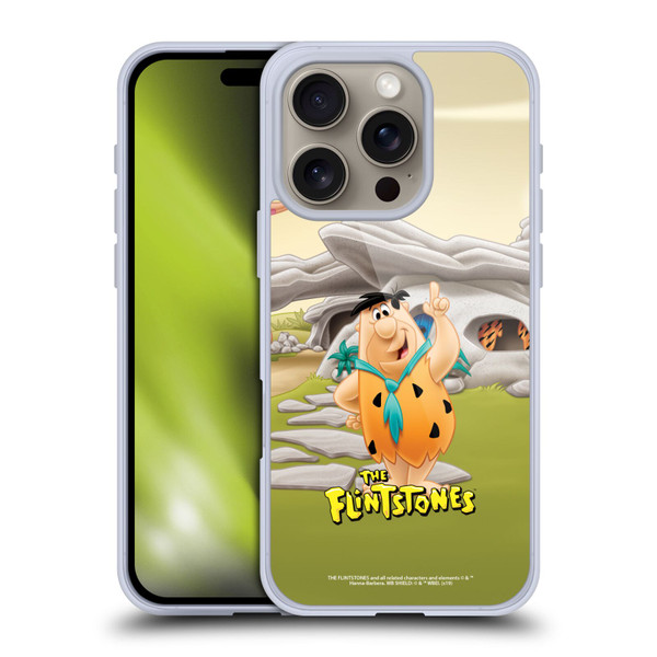The Flintstones Characters Fred Flintstones Soft Gel Case for Apple iPhone 16 Pro