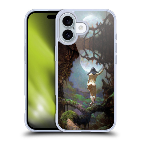 Frank Frazetta Fantasy Moons Rapture Soft Gel Case for Apple iPhone 16