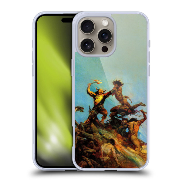 Frank Frazetta Fantasy Indomitable Soft Gel Case for Apple iPhone 16 Pro Max