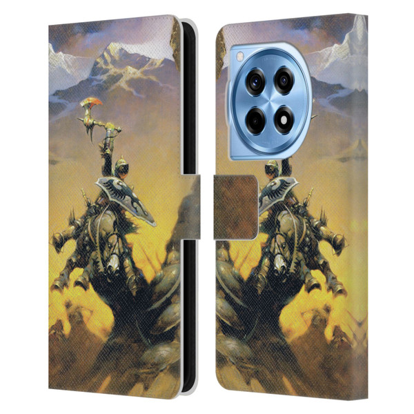 Frank Frazetta Medieval Fantasy Eternal Champion Leather Book Wallet Case Cover For OnePlus 12R