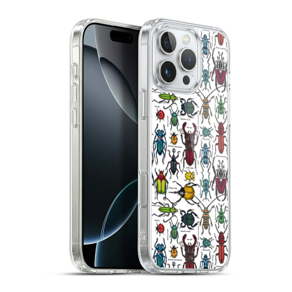 Katerina Kirilova Graphics Beetles Soft Gel Case for Apple iPhone 16 Pro Max & MagSafe