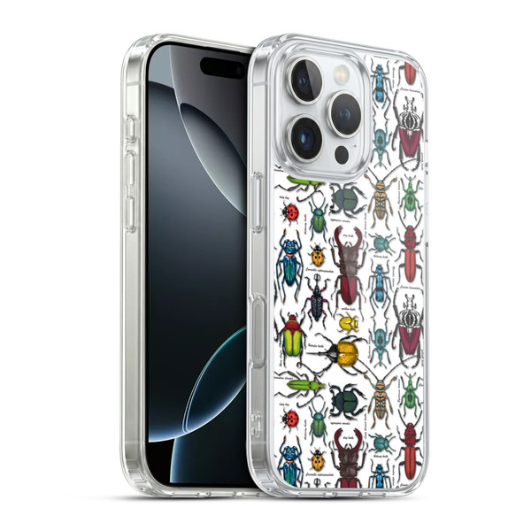 Katerina Kirilova Graphics Beetles Soft Gel Case for Apple iPhone 16 Pro & MagSafe