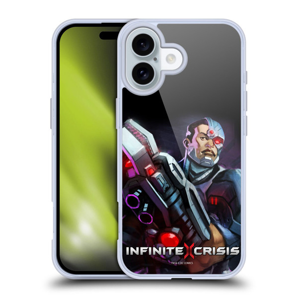 Infinite Crisis Characters Cyborg Soft Gel Case for Apple iPhone 16