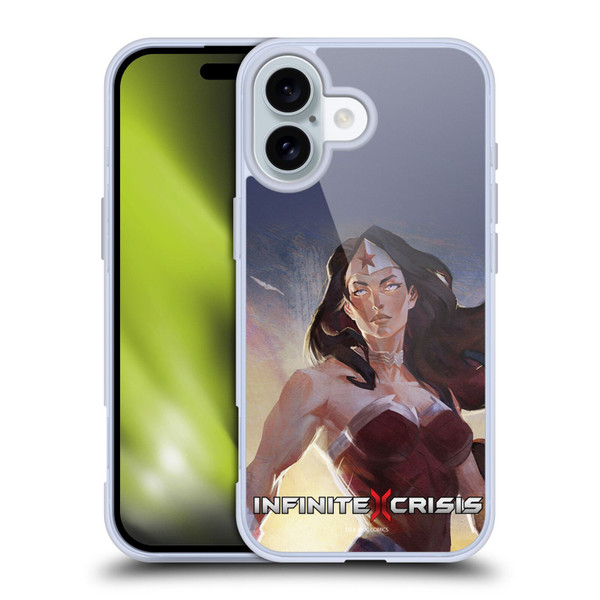 Infinite Crisis Characters Wonder Woman Soft Gel Case for Apple iPhone 16
