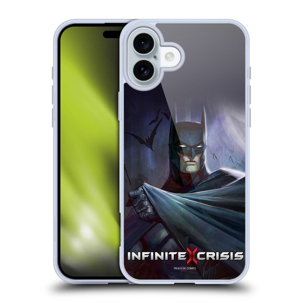 Infinite Crisis Characters Batman Soft Gel Case for Apple iPhone 16 Plus