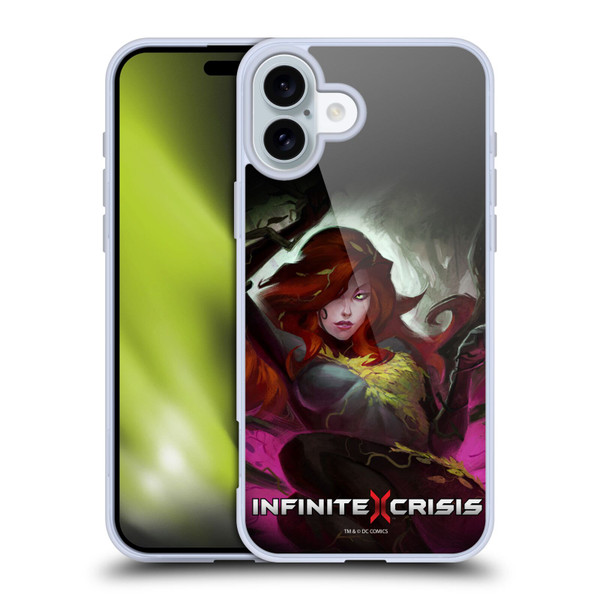 Infinite Crisis Characters Poison Ivy Soft Gel Case for Apple iPhone 16 Plus