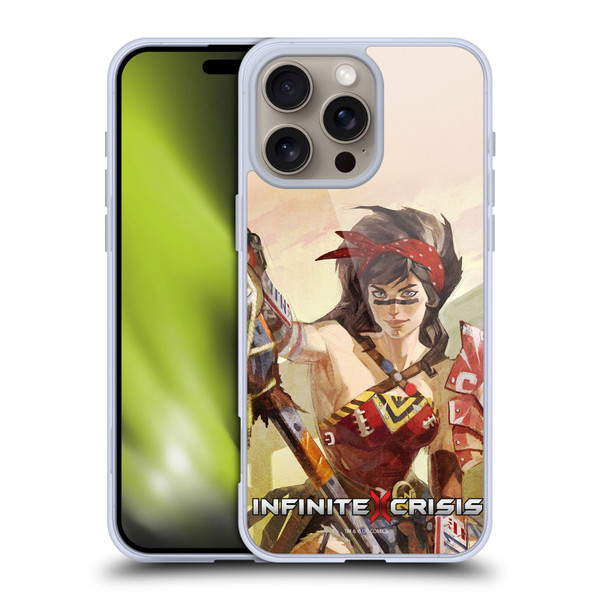 Infinite Crisis Characters Atomic Wonder Woman Soft Gel Case for Apple iPhone 16 Pro Max