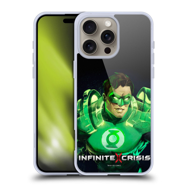 Infinite Crisis Characters Green Lantern Soft Gel Case for Apple iPhone 16 Pro Max