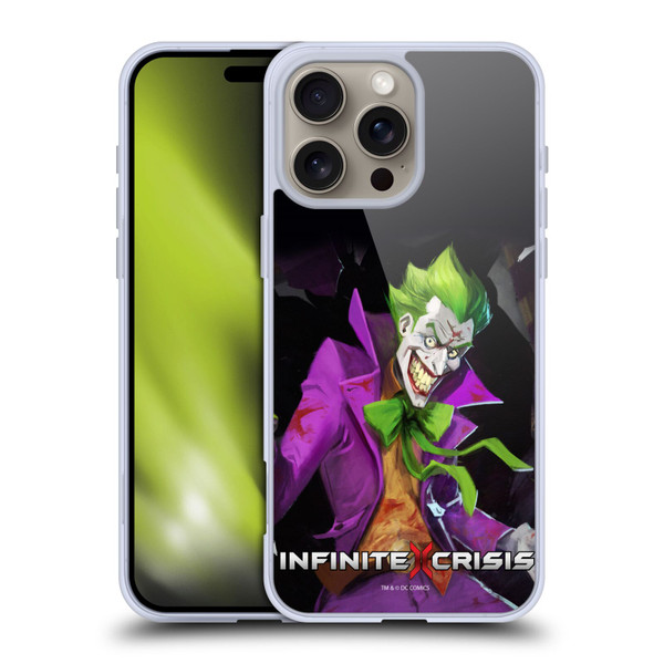 Infinite Crisis Characters Joker Soft Gel Case for Apple iPhone 16 Pro Max