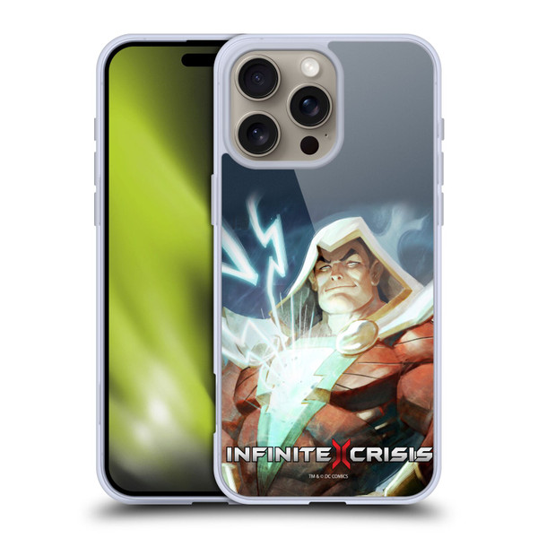 Infinite Crisis Characters Shazam Soft Gel Case for Apple iPhone 16 Pro Max