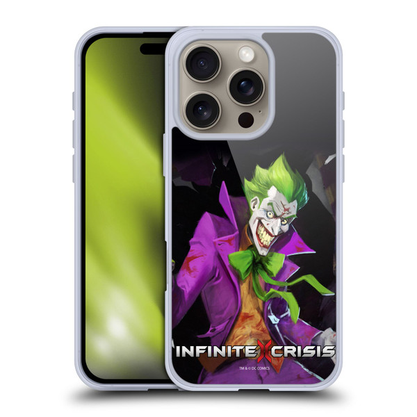 Infinite Crisis Characters Joker Soft Gel Case for Apple iPhone 16 Pro