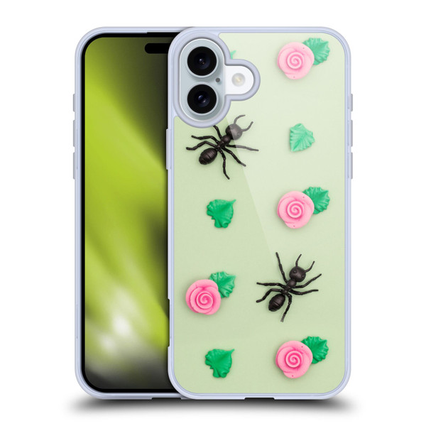 Pepino De Mar Patterns 2 Ant Soft Gel Case for Apple iPhone 16 Plus