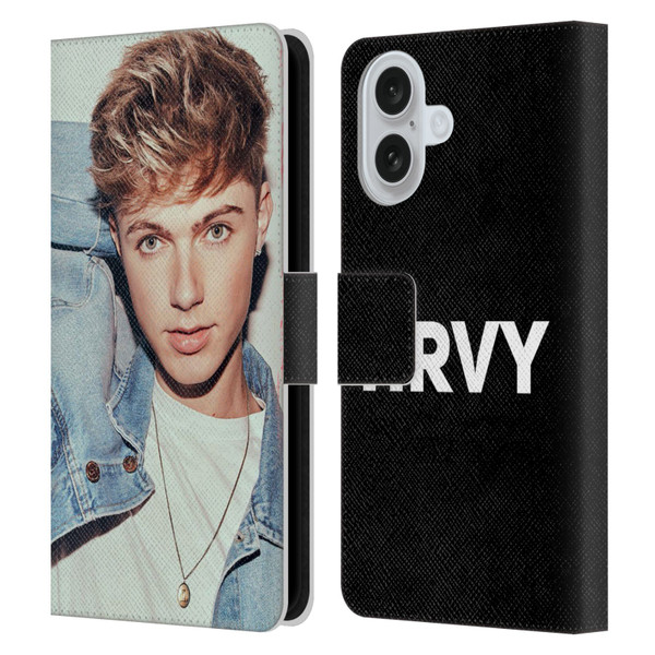 HRVY Graphics Calendar 4 Leather Book Wallet Case Cover For Apple iPhone 16