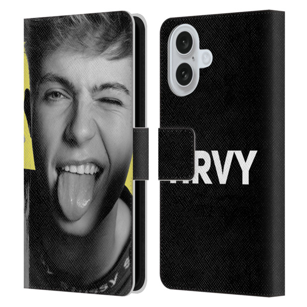 HRVY Graphics Calendar 5 Leather Book Wallet Case Cover For Apple iPhone 16