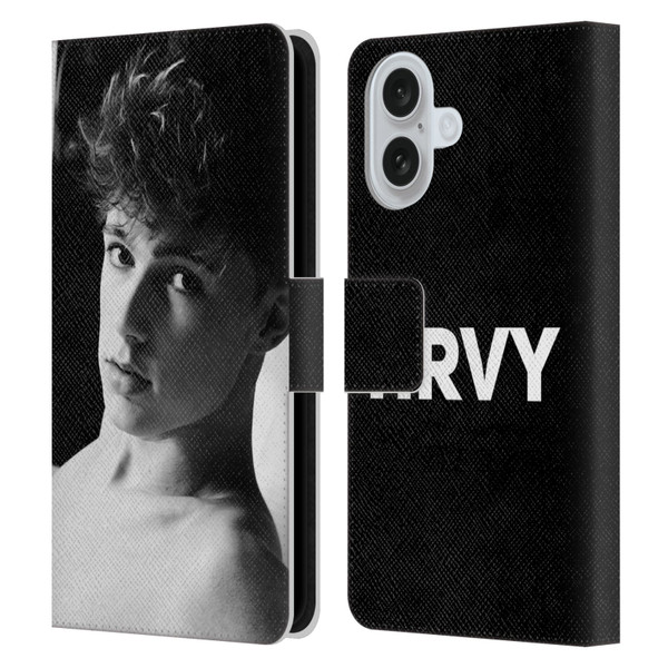 HRVY Graphics Calendar 9 Leather Book Wallet Case Cover For Apple iPhone 16